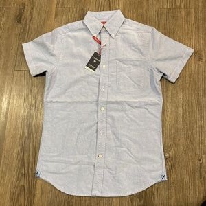 Cremieux slim fit short sleeve oxford shirt
